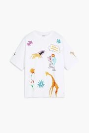 【SALE 40%】DESIGUAL デシグアル メンズ カットソー 25SMTK33 TS_ROC 1000 BLANCO