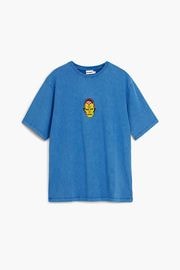 【SALE 40%】DESIGUAL デシグアル メンズ カットソー 25SMTK29 TS_ALE_MARVEL 5002 AZUL PALO