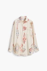 【SALE 50%】DESIGUAL デシグアル メンズ シャツ 25SMCW14 CAM_IKAT 1001 CRUDO