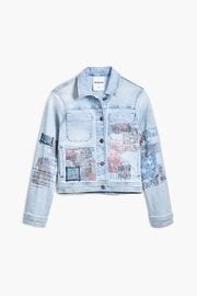 【SALE 40%】DESIGUAL デシグアル アウター レディース 25SWED03 CHAQ_LOS ANGELES 5053 DENIM MEDIUM WASH