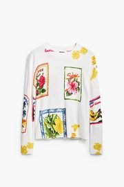 【SALE 50%】DESIGUAL デシグアル カットソー レディース 25SWJF32 JERS_TAMPERE 1001 CRUDO
