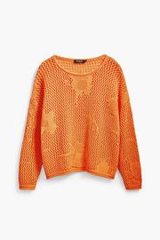 【SALE 30%】DESIGUAL デシグアル レディース セーター 25SWJF26 JERS_BRUMA 7009 MANDARINA