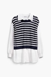 【SALE 50%】DESIGUAL デシグアル シャツ レディース 25SWCW25 CAM_ATENEA 1000 BLANCO