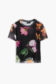 【SALE 30%】DESIGUAL デシグアル カットソー レディース 25SWTK88 TS_DES MOINES 2000 NEGRO