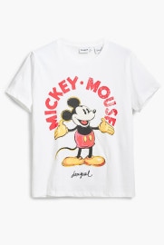 【SALE 50%】DESIGUAL デシグアル カットソー レディース 25SWTKAI TS_MICKEY MOUSE 1000 BLANCO