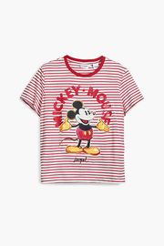 【SALE 50%】DESIGUAL デシグアル カットソー レディース 25SWTKAI TS_MICKEY MOUSE 3000 CARMIN