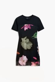 【SALE 30%】DESIGUAL デシグアル ワンピース レディース 25SWVK14 VEST_HAMBURGO 2000 NEGRO