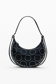 【SALE 50%】DESIGUAL デシグアル バッグ レディース 25SAXP68 BAG_PUNKETTE_CASCAIS MEDIUM 2000 NEGRO