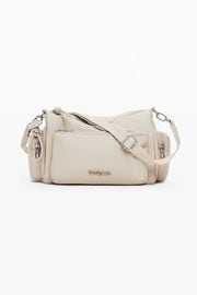 【SALE 30%】DESIGUAL デシグアル バッグ レディース 25SAXY36 BAG_PRIORI HABANA ECRU 1008 CRUDO BEIGE