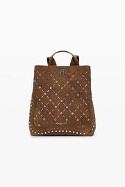 DESIGUAL デシグアル バックパック レディース 25WAKP31 BACK_YANKEE METAL PATCH SUMY MINI CAMEL 6011