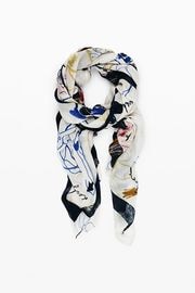 DESIGUAL デシグアル スカーフ レディース 25WAWA06 FOU_ARTY TRAZO 1025