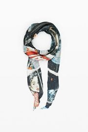 DESIGUAL デシグアル スカーフ レディース 25WAWA09 FOU_FOXTROT 2000