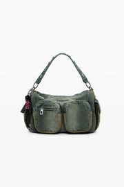 DESIGUAL デシグアル バッグ レディース 25WAXD03 BAG_BRAVO_HYBRID DENIM HABANA 4092