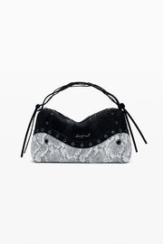 DESIGUAL デシグアル バッグ レディース 25WAXP29 BAG_SNAKE PATCH BERGAMO 2000