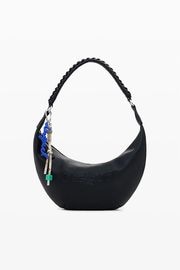 DESIGUAL デシグアル バッグ レディース 25WAXP52 BAG_HALF LOGO ZANTE BLACK 2000