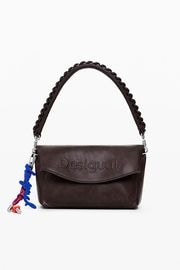 DESIGUAL デシグアル バッグ レディース 25WAXP70 BAG_HALF LOGO TROKEL CHOCO 6009