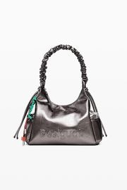 DESIGUAL デシグアル バッグ レディース 25WAXPAS BAG_HALF LOGO MONTVILLE DARK SILVER 9225