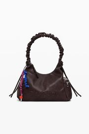 DESIGUAL デシグアル バッグ レディース 25WAXPAY BAG_HALF LOGO MONTVILLE CHOCO 6009