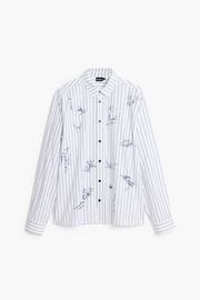 DESIGUAL デシグアル シャツ メンズ 25WMCW36 CAM_STRIPES PRINTED 9020