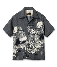 SUN SURF サンサーフ アロハシャツ SS39460 画本武蔵鐙 119 BLACK