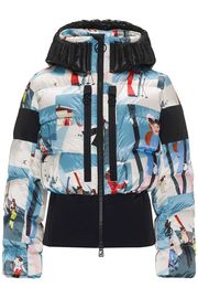 Toni Sailer トニー・ザイラー レディース スキー ジャケット 352108P BERNADETTE PRINT 100 black