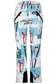 Toni Sailer トニー・ザイラー レディース スキーパンツ 352218P ELLA PRINT Women Jet Pants 463 rose powder