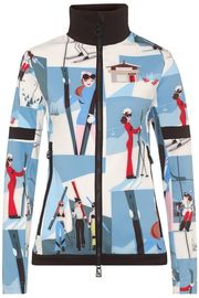 Toni Sailer トニー・ザイラー レディース スキーインナージャケット 352415P LARISSA PRINT Women Mid Layer 463 rose powder|TONI S