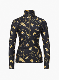 GOLDBERGH ゴールドバーグ レディース スキー インナージャケット FARFALLE ski pully GE31920254 0011/la pasta dorata black