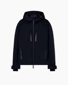 ARMANI EA7 メンズ スキー ジャケット AF13891 7M000462 SKI M KITZBUHEL SOFTSHELL JKT UC001 BLACK