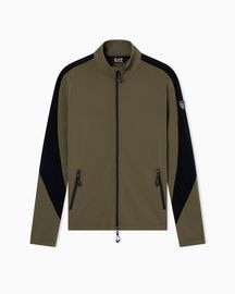 ARMANI EA7 メンズ スキー ジャケット AF14634 7M000471 SKI M KITZBUHEL POWERSTRETCH COLORBLOCK T-TOP FZ U8104 GRA