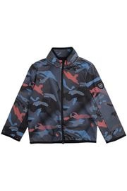 ARMANI EA7 ���å� ������ ���㥱�å� AF14634 7B000117 SKI K KITZBUHEL POWERSTRETCH T-TOP FZ FC073 BLACK/ORANGE CAMOU