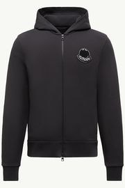 MONCLER ��󥯥졼�� ��� �ѡ����� 091-8G00023-89AZU LOGO COTTON ZIP-UP HOODIE 998/BLACK