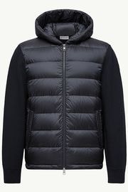 MONCLER 󥯥졼  㥱å 091-9B00006-M1131 PADDED WOOL ZIP-UP HOODIE 776/BLUE