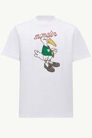 MONCLER 󥯥졼   K2091-8C00016-89AJS MASCOT LOGO COTTON T-SHIRT 00A/WHITE