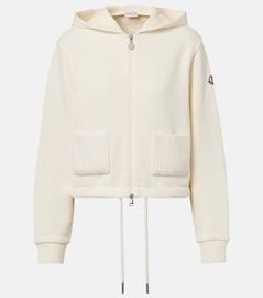MONCLER ��󥯥졼�� ��ǥ����� �ѡ����� 093-8G00002-89B0Q KNIT ACCENT COTTON ZIP-UP HOODIE 034