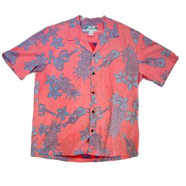 HAWAII TWO PALMS 505 Ukulele (Reverse Cotton) coral