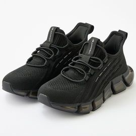Phiten ファイテン レディース スリッポン スリップイン シューズ PHL-003 軽量スニーカー 050 BLACK