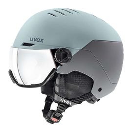 UVEX ウベックス スキー ヘルメット 566262 wanted visor グレイシャー/ライノーマット
