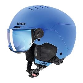 UVEX ウベックス キッズ スキー ヘルメット 566263 rocket jr. visor ブルーマット