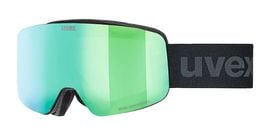 UVEX ウベックス キッズ スキー ゴーグル 550850 pwdr FM ブラックマット/グリーン