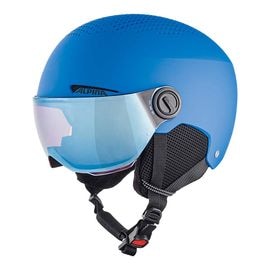 ALPINA アルピナ キッズ スキー ヘルメット A9229 ZUPO VISOR Q-LITE ブルーマット