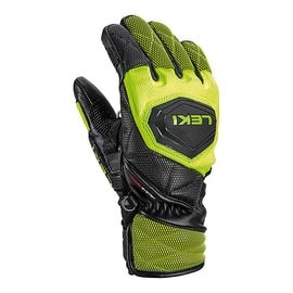 LEKI レキ キッズ スキー グローブ 654801701 WCR VENOM 3D JUNIOR ブラック/アイスレモン|LEKI|Brand list(スキーギア)