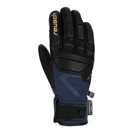 REUSCH ロイシュ メンズ スキー グローブ 6201110 PRO RC ブラック/ドレスブルー/ゴールド