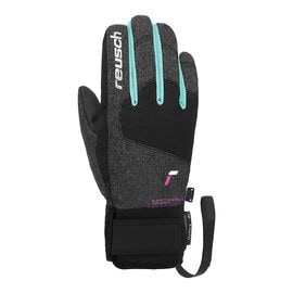 REUSCH ロイシュ キッズ スキー グローブ 6261210 SIMON R-TEX XT JUNIOR ブラックメランジ/バチェラーボタン/ノックアウトピンク