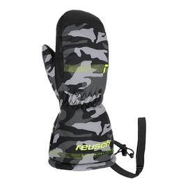 REUSCH ロイシュ キッズ スキー グローブ 6285515 MAXI R-TEX XT MITTEN ブラック/グレイカモ