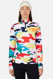 CASTELBAJAC レディース スキー ハーフジップ RLOWL11 W JCC BOOSTER HZ A12 JCC CAMO PRINT|CASTELBAJAC|Brand list(スポーツ