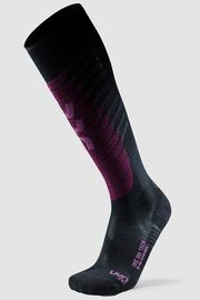 UYN  ǥ  å S100327 WOMAN SKI ONE BIOTECH SOCKS B223 Black/Purple