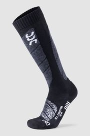 UYN ������ ��ǥ����� ������ ���å��� S100042 WOMAN SKI ALL MOUNTAIN SOCKS B119 Black/White