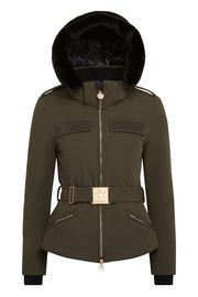 High Society ǥ  㥱å HS25S-1689 SCARLET Softshell jacket FAUX FUR 33 army