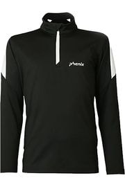 Phenix �ե��˥å��� ���å� ������ ����ʡ� ����� ESB25LS80 Sleeve Line Junior 1/2 Zip Tee BLACK